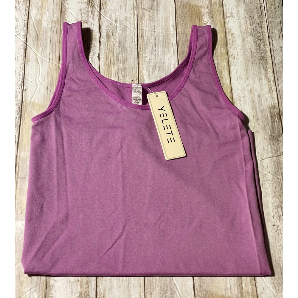 YELETE Seamless Tank Top Comfort Stretch Casual Layering One Size